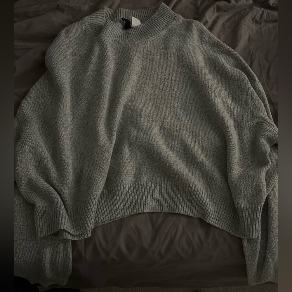Divided Light Gray Women's Turtleneck Sweater